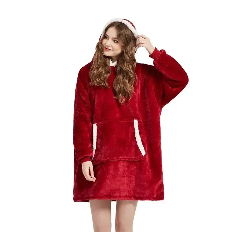 Ciepla Kocobluza Koc i bluza w jedym